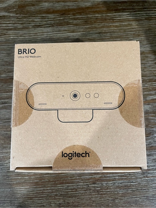 Logitech Other - Logitech BRIO Ultra HD Webcam - Brown Kraft & Black Print